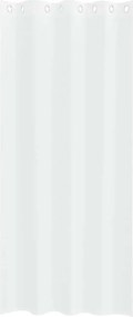 vidaXL Κουρτίνα βυσσινί 2 pcs Λευκό 260 x 140 εκ. Πολυεστέρας