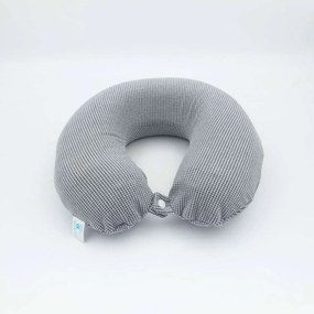 Μαξιλαράκι Ταξιδίου Memory Foam Σχήμα Πέταλο - Γκρι