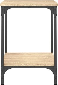 vidaXL Τραπεζάκι Σαλονιού Sonoma Δρυς 40 x 40 x 55 εκ. Επεξεργ. Ξύλο