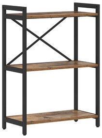 vidaXL Βιβλιοθήκη Παλαιό ξύλο 60 x 30 x 83 εκ Επεξεργασμένο ξύλο