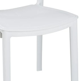 Καρέκλα Ignite pakoworld PP λευκό - Πολυπροπυλένιο - 253-000016