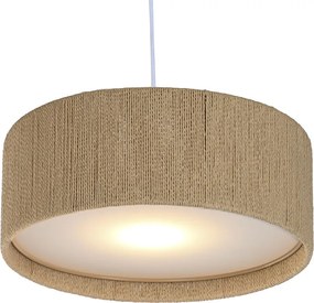 Φωτιστικό Οροφής Home ESPRIT Καφέ Σχοινί 50 W