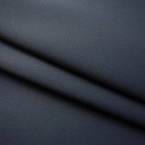 vidaXL Κουρτίνες Συσκότισης με Γάντζους 2 τεμ. Ανθρακί 140 x 175 εκ.