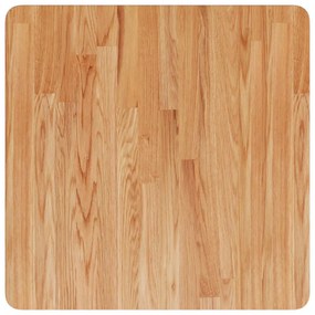 vidaXL Επιφάνεια Τραπεζιού Τετράγωνη Αν. Καφέ 60x60x4 εκ. Ξύλο Δρυς