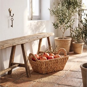 ΨΆΘΙΝΑ &amp; ΥΦΑΣΜΆΤΙΝΑ ΚΑΛΆΘΙΑ BASKET WITH HANDLES BD2000310