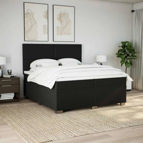 ΚΡΕΒΑΤΙ BOXSPRING ΜΕ ΣΤΡΩΜΑ ΜΑΥΡΟ 200X200 ΕΚ. ΥΦΑΣΜΑΤΙΝΟ 3292890