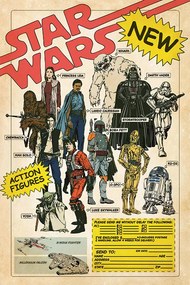 Αφίσα Star Wars - Action Figures, (61 x 91.5 cm)