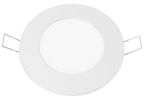 ΛΕΥΚΟ ΣΤΡΟΓΓΥΛΟ LED ΠΑΝΕΛ ΧΩΝΕΥΤΟ 6W 6500K 470Lm Φ119mm 230V AC Ra80 ACA PENU665RW