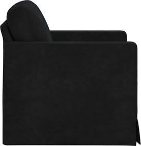 vidaXL Καναπές Μαύρο 78 x 78 x 80 εκ. Βελούδο