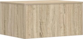 vidaXL Επιτοίχιο γραφείο Επιτοίχιο Δρύς Sonoma 60 x 45 x 30 cm
