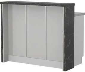 Πάγκος νησίδας Modena-Μήκος: 120 εκ.-Γκρι ανοιχτό-Black Stone