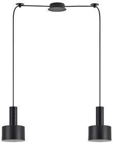 Φωτιστικό Οροφής Δίφωτο Homelighting 77-8543 Black