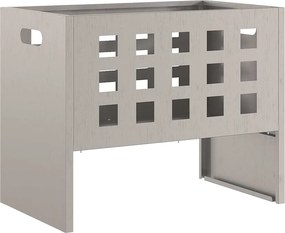 vidaXL Φωτιά Καφέ 50 x 30 x 40 εκ. Ατσάλι