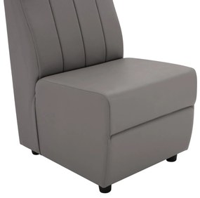 Πολυθρόνα LANDON C3162.10 με PU Γκρί 51x66x93Υ εκ. 51x66x93 εκ.