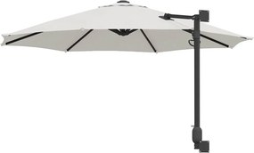 vidaXL Ομπρέλα Κήπου Άμμος 248 x 248 x 148 εκ. Πολυεστέρας και Χάλυβας