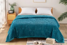 Κουβερτοπάπλωμα King Size 240x260 Lucia 3-Lake Blue Anna Riska