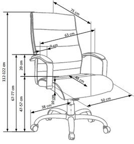TEKSAS chair color: black DIOMMI V-CH-TEKSAS-FOT-CZARNY