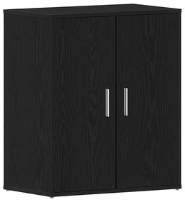 vidaXL Παπουτσοθήκη Μαύρη δρυς 60 x 35 x 70 cm Επεξεργασμένο ξύλο