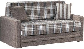Καναπές - κρεβάτι  Άντζελα με μπράτσο-Γκρι Karo