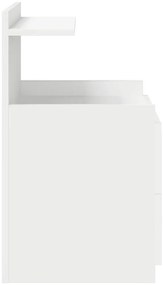 vidaXL Κομοδίνα 2 τεμ. με 2 Συρτάρια Λευκά 40x36,5x62 εκ.