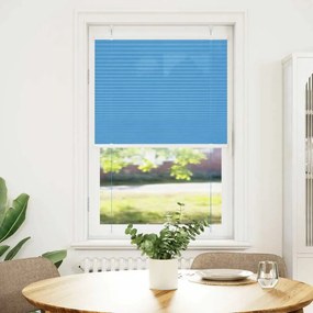 vidaXL Πλισέ Στόρι Μπλε 80x150 εκ. Πλάτος Υφάσματος 79,4 εκ. Πολυεστέρας