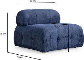 Corner Sofa Petite 3 - Night Blue Night Blue