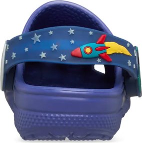 Crocs Παιδικά Classic Clog Imagination Lights Backstrap Sapphire