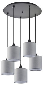 SE21-BL-B10-BL5-SH2 ADEPT PENDANT Grey Shade Pendant+