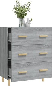vidaXL Ντουλάπι Γκρι Sonoma 70 x 34 x 90 εκ. από Επεξεργασμένο Ξύλο