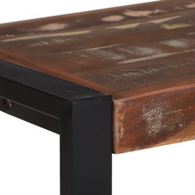 vidaXL Παγκάκι Πολύχρωμο 100x35x45 εκ Μασίφ Ξύλο Ανακυκλωμένο