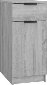 vidaXL Ντουλάπι Γραφείου Γκρι sonoma 33,5x50x75 εκ. Επεξεργ. Ξύλο