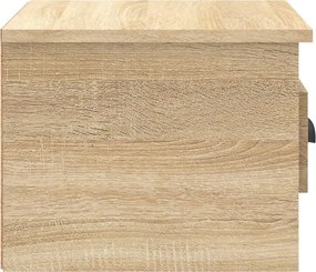 vidaXL Κομοδίνο Επιτοίχιο Sonoma Δρυς 41,5 x 36 x 28 εκ.