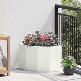 vidaXL Γωνιακό Ροδόδεντρο Λευκό 45 x 45 x 35 cm Ατσάλι