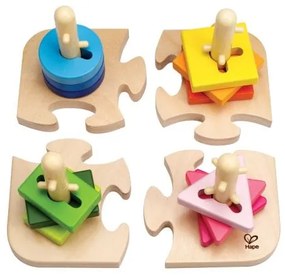Ξύλινο Παζλ "Creative Peg Early Explorer" Hape
