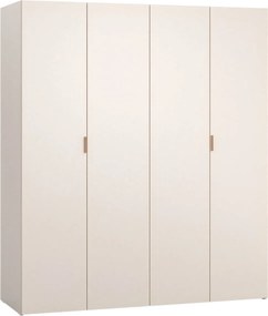 Ντουλάπα 4 You Fresh τετράφυλλη -Fusiko-Ύψος: 206 εκ.