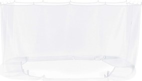 vidaXL Κουνούπι για Περίπτερο 220 mesh Λευκό 4,5 x 3 x 2 μ Πολυεστέρας