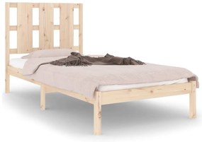 vidaXL Σκελετός Κρεβατιού Χωρίς Στρώμα 100x200 εκ. Μασίφ Πεύκο