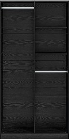 vidaXL Ντουλάπι Μαύρη δρυς 100 x 50 x 200 cm Επεξεργασμένο ξύλο