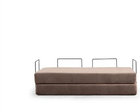 2-Seat Sofa-Bed Via Con - Brown Brown