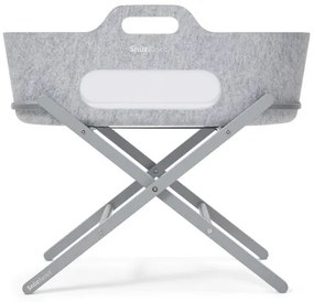 Καλαθούνα SNUZ SNUZBASKIT LIGHT GREY & ΞΥΛΙΝΗ ΒΑΣΗ DOVE