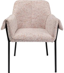 Καρέκλα Bess Με Μπράτσα Ύφασμα  Μπεζ 70x62,5x84,5 εκ. - Μπεζ