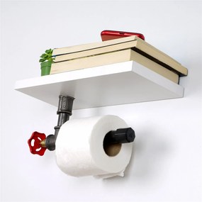 Toilet Paper Holder Boruraf244 White