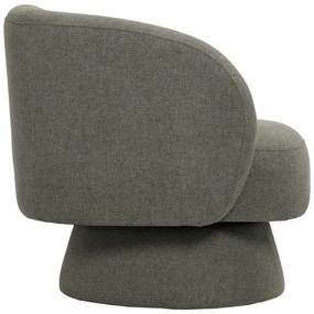 Πολυθρόνα περιστρεφόμενη Kreslo ύφασμα σε πράσινη απόχρωση 78x81x77εκ 78x81x77 εκ.