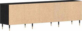 vidaXL Ντουλάπι TV 150 x 30 x 44,5 εκ. Μαύρη Οξυά Επεξεργασμένο Ξύλο