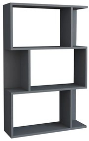 Intrahome Βιβλιοθήκη Kadu Intrahome σε ανθρακί απόχρωση  72x22x108εκ | SKU: INTRAPA-231111726