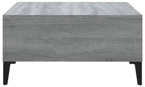 Τραπεζάκι Σαλονιού Γκρι Sonoma 60 x 60 x 30 εκ. από Μοριοσανίδα - Γκρι