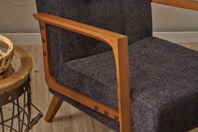 Wing Chair Kemer - Anthracite Anthracite