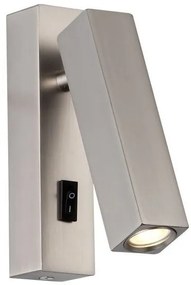 Απλίκα Φωτιστικό Τοίχου LED 3W 4000K Νίκελ Ματ 6220 Spotlight-6220-Νίκελ Ματ 6220