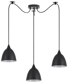 SE21-BL-B10-BL3-MS2 ADEPT PENDANT Black Metal Shade +