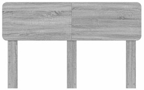 vidaXL Κεφαλάρι Γκρίζο Σονομα 140 cm Επεξεργασμένο ξύλο